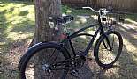 ''Raleigh Bruiser'' - 2009 Raleigh Special, Shimano 8 speed hub, Brooks B190, Excel 26'' x 2.5'' brick pattern tires, Wald low rise bar, Nirve cup holder and basket...